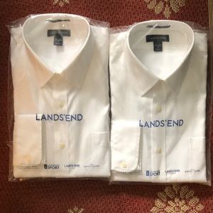 Set of 2 Land’s End Dress Shirts